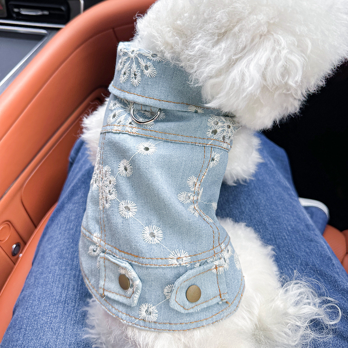 Dog And Cat Clothes Stylish Denim Outfits For Pets detail photo 17