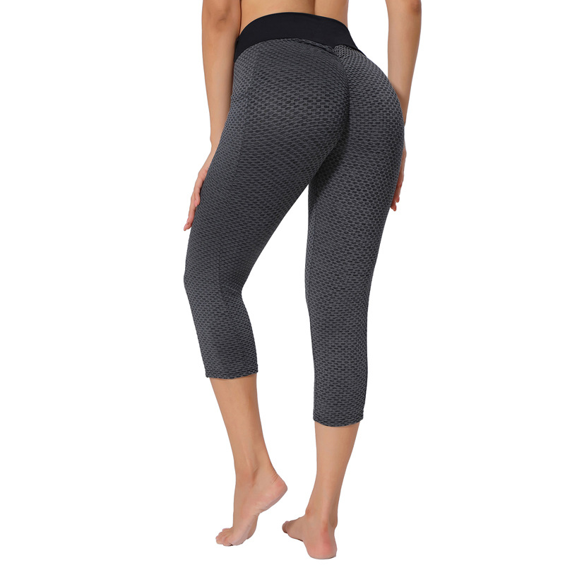 Title 19, Beautiful Peach Buttocks Skinny Cropped Yoga Pa...