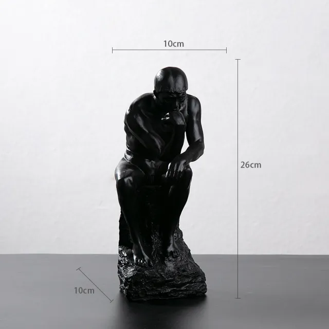 Fashion Nordic Creative Sculpture Office Decorations Black - Shop at LoveMi