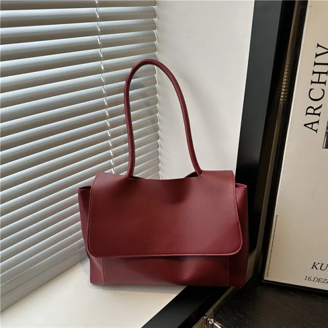 Large Capacity Tote Bag Portable Commuter Oversized Shoulder Red - Shop at LoveMi