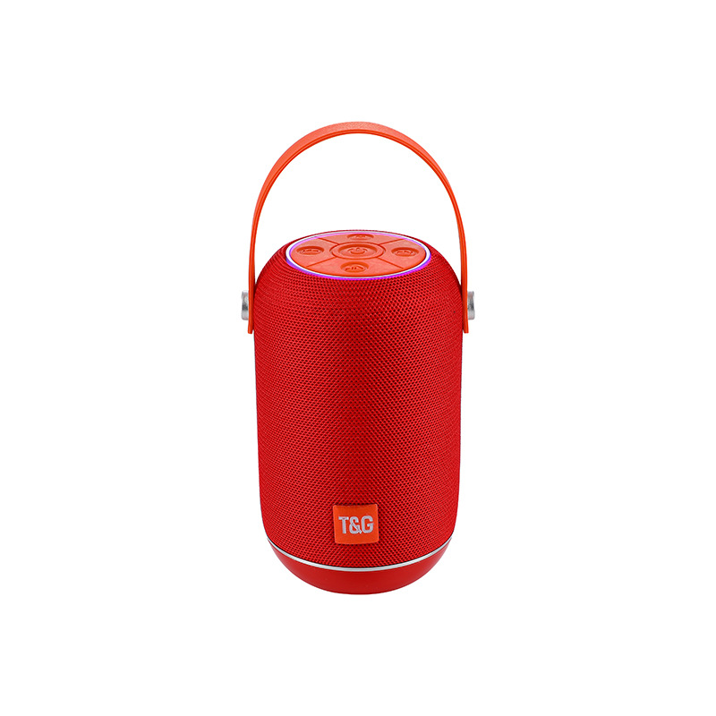 TG107 Fabric Wireless Bluetooth Portable Speaker – Red