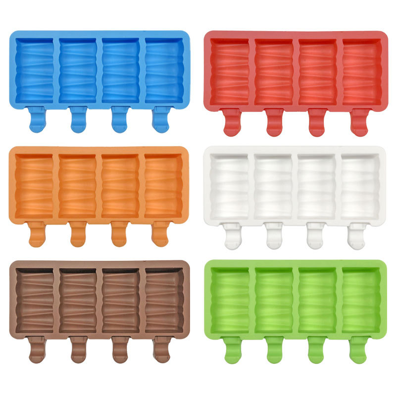 Ice-cream Mould With Lid Edible Silicon Making Tools