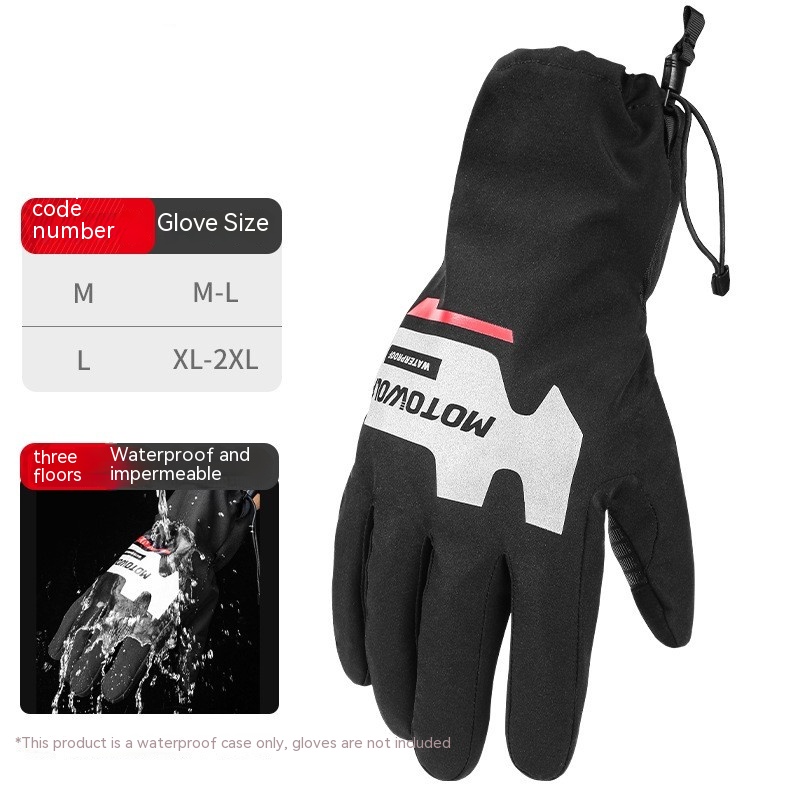 Cycling Gloves Touch Screen Gloves Waterproof Cover - Image 4