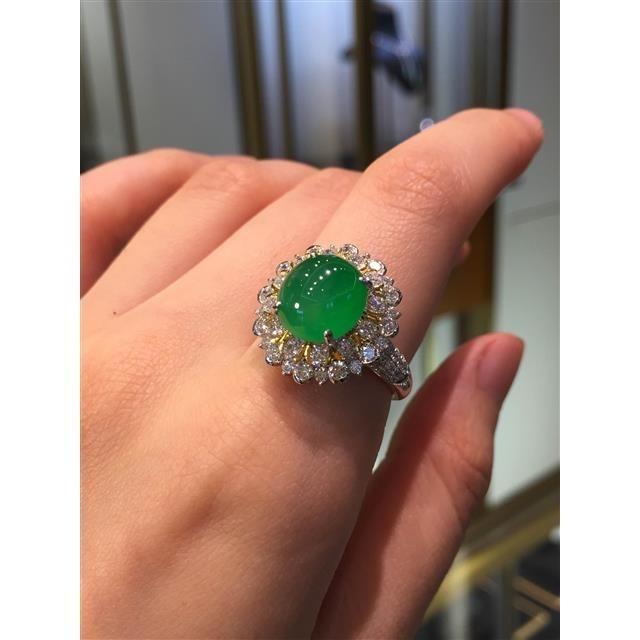 Geometric Ring Female Stylish Round