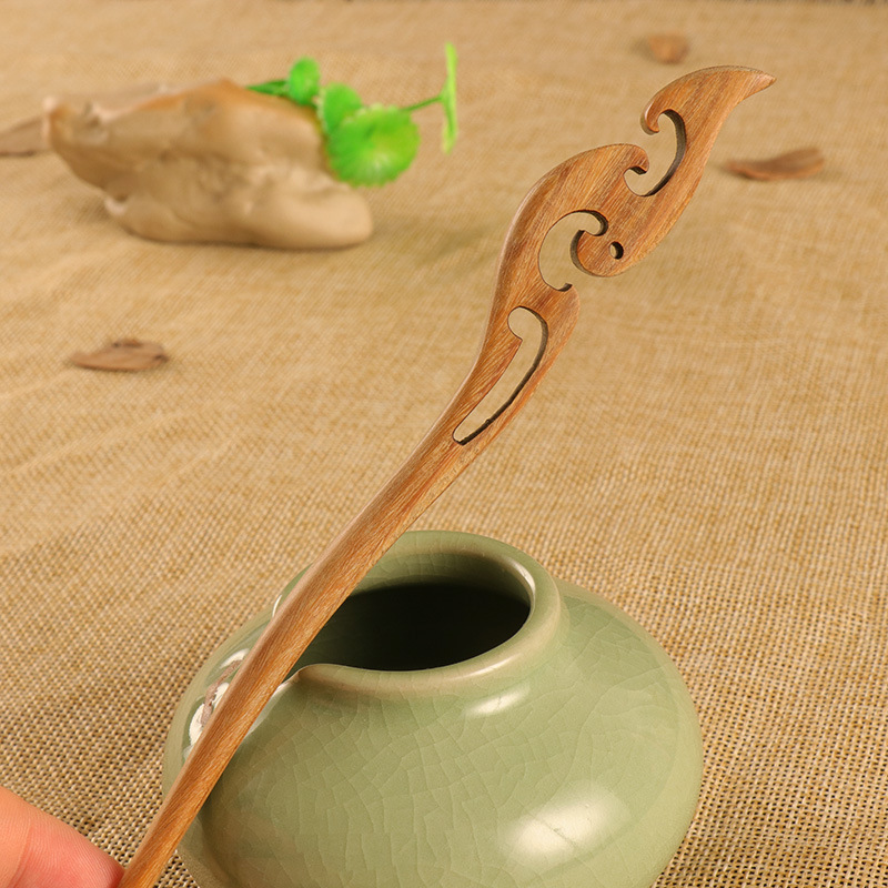 Green Sandalwood Hairpin Hairpin Antiquity Hair Clasp 15