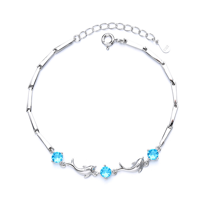 Dolphin Bracelet Female S925 Sterling Silver