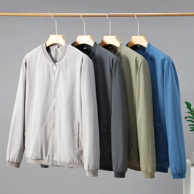 Solid Color Simple Jacket Men's Autumn Lightweight