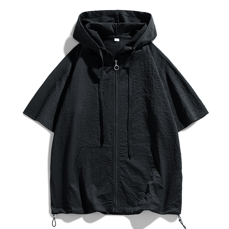 High-street Couple-matching Summer Shirt Cardigan Jacket Short-sleeve T-shirt 7