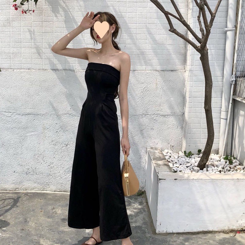 Title 8, New Slim Fit Tube Top Jumpsuit Women