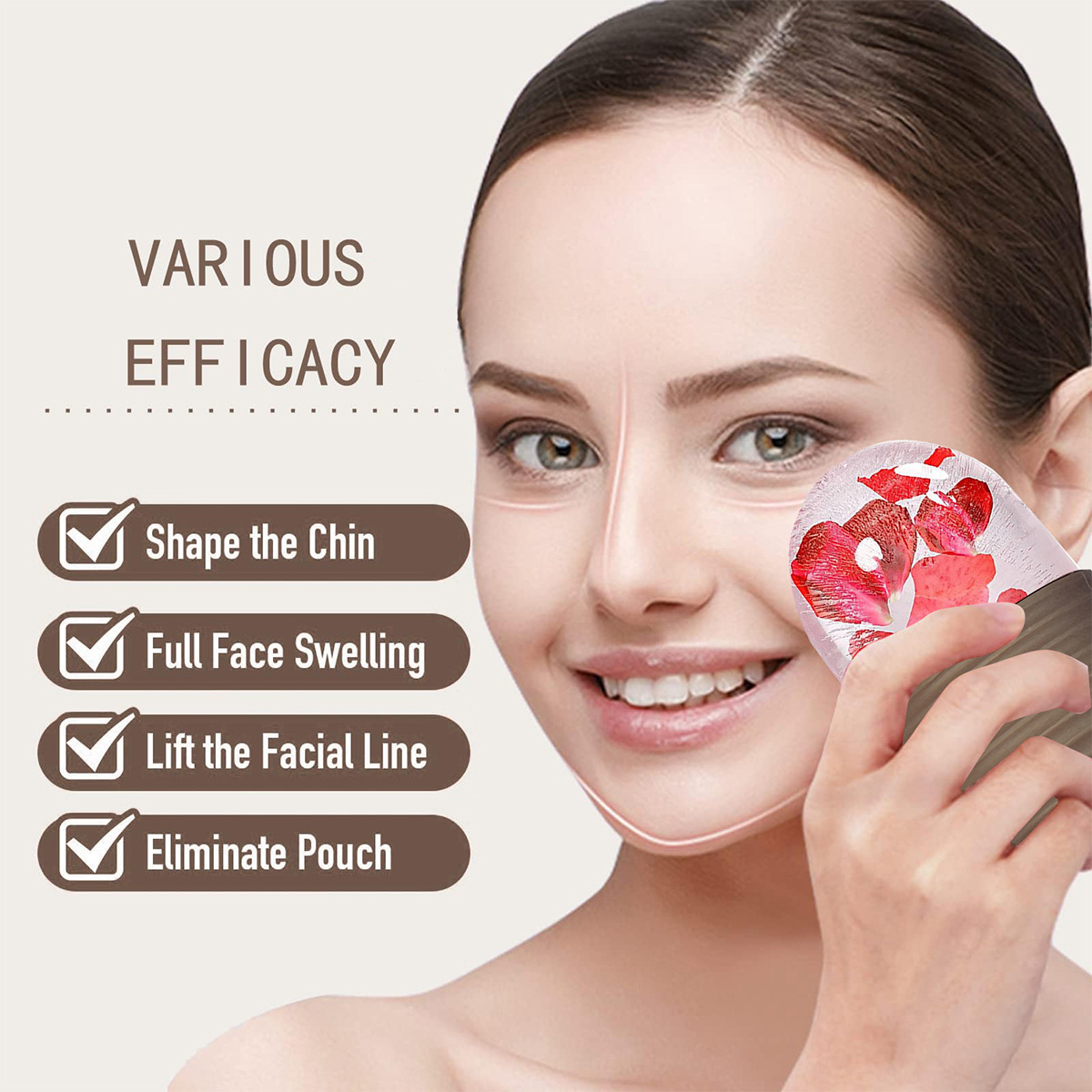 Title 22, Beauty Massage Face Ice Tray Facial Ice Anti-puffy