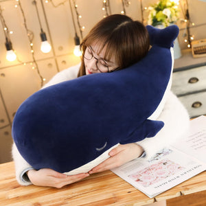 Blue Whale Soft Stuffed Plush Pillow Toy