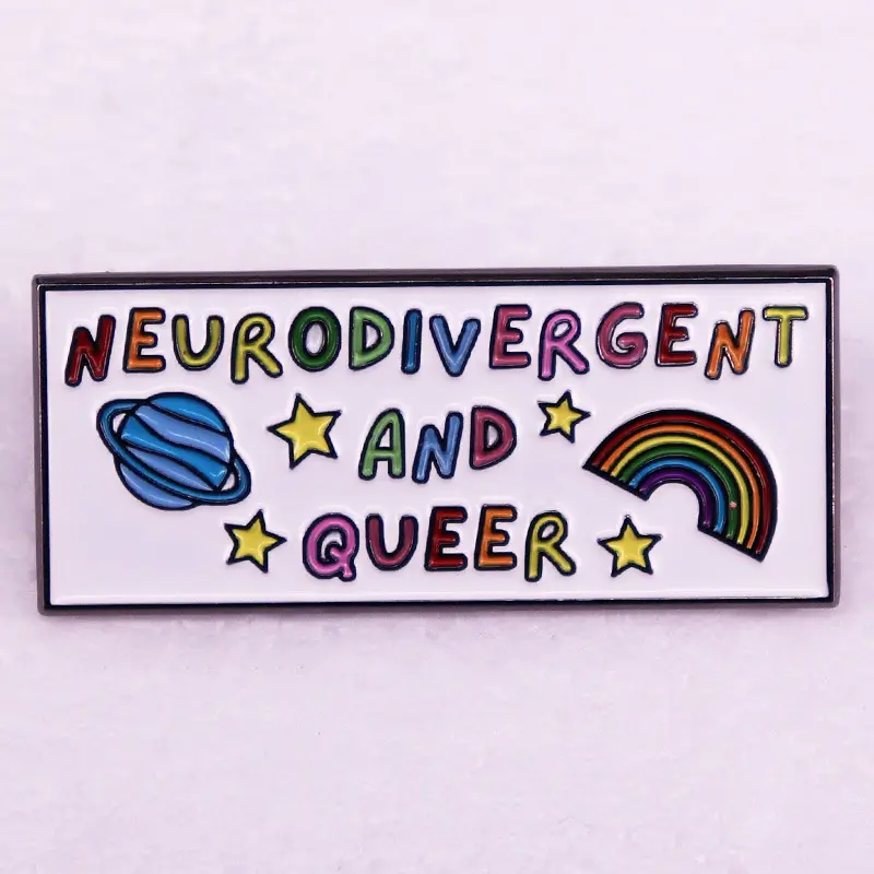 Colorful Badge Brooch European And American Popular