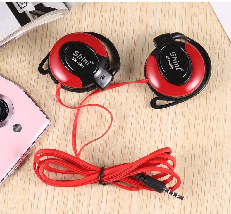 Ear Hook Monitoring Earphones Universal Round Hole Heavy Bass HD Voice Headset - 第 6/7 張圖片