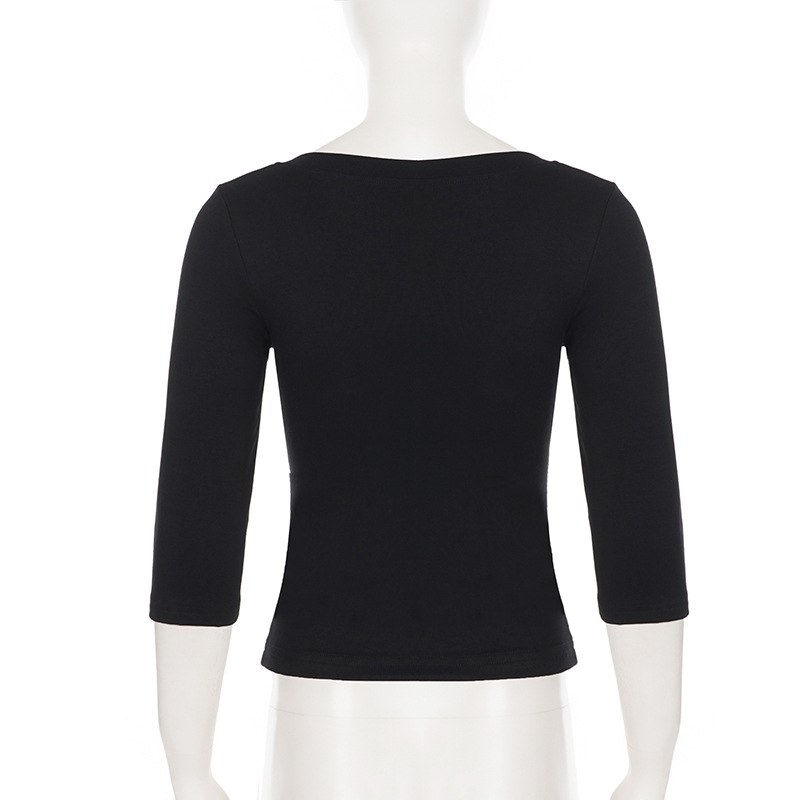 Cropped Feminino de Tricô com Modelagem Ajustada