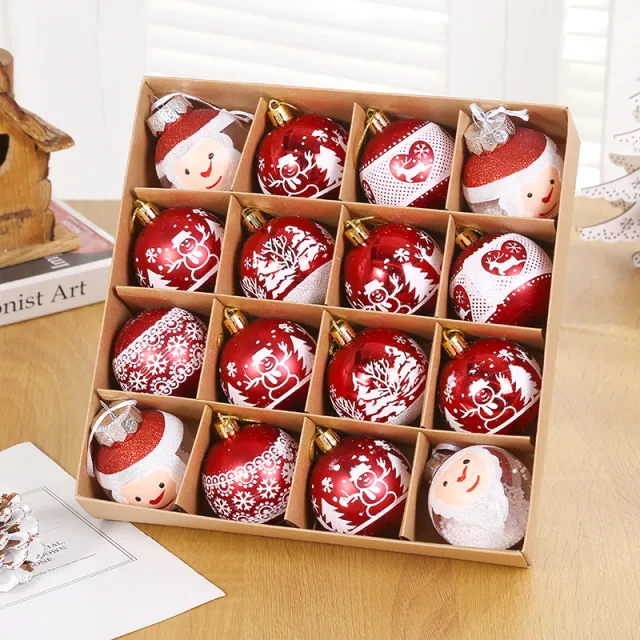 New Holiday Decoration Christmas Tree Decoration Gift Ball 2 Style - Shop at LoveMi