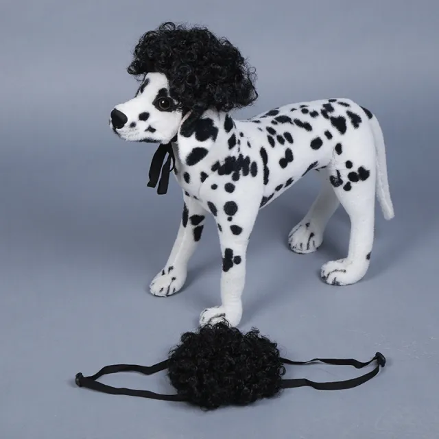 Fashion Pet Clothing Accessories Dog Head Ornament Black - Shop at LoveMi