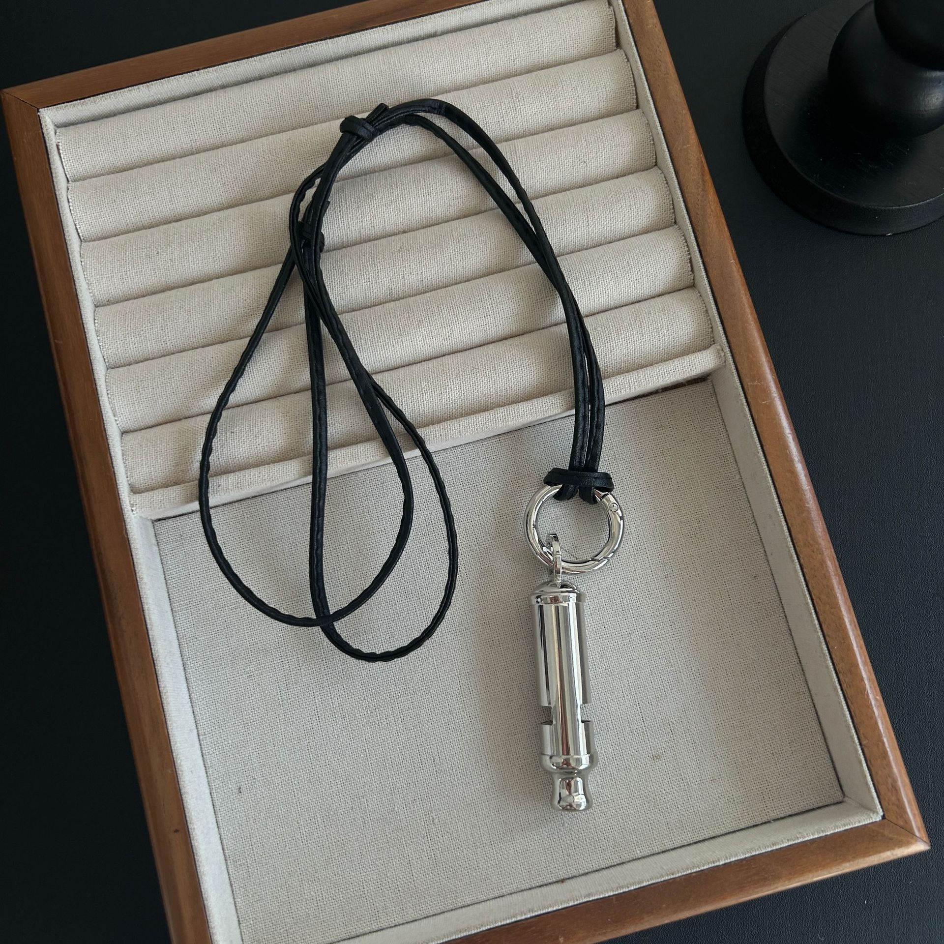 Adjustable Long Whistle Necklace