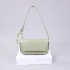 French Niche Women's Shoulder Handbag - Green - View 1