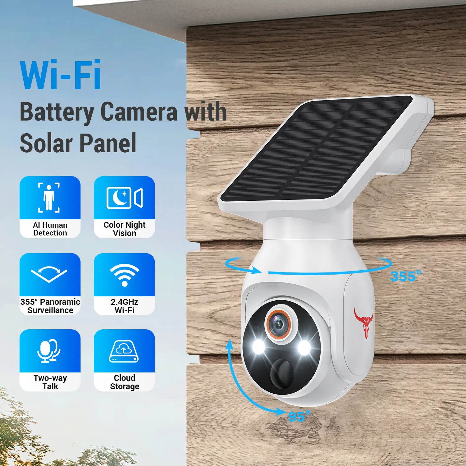 Camera Surveillance Home Mobile Phone Remote 360