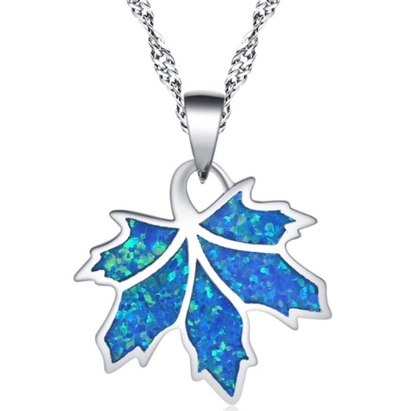 Title 2, Leaves Temperament female necklace, an elegant ...