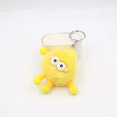 Plush Cars And Bags Keychain Ornaments - Yellow - View 1