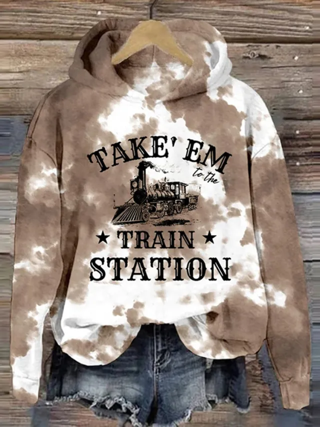 Autumn And Winter European And American Drop shoulder Sleeve Digital Printing Sweater Jlnwy11L7 L - Shop at LoveMi