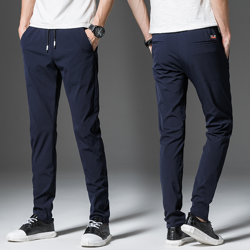 Title 6, Ice silk thin mens casual pants