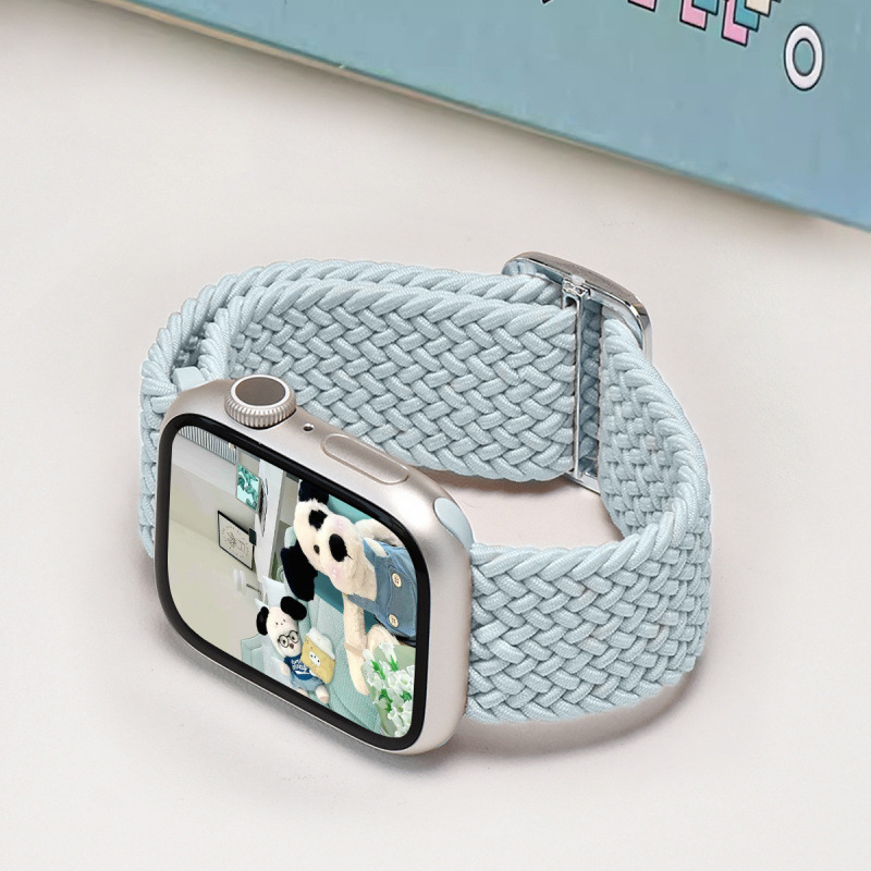 High-End Summer Light Mint Nylon Watch Strap Series