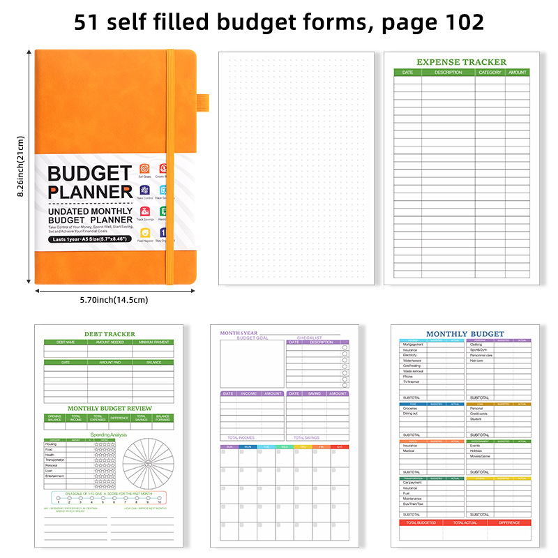 Amazon A May Plan Cash Budget Planner Week Plan English Foreign Trade Notebook - Image 1