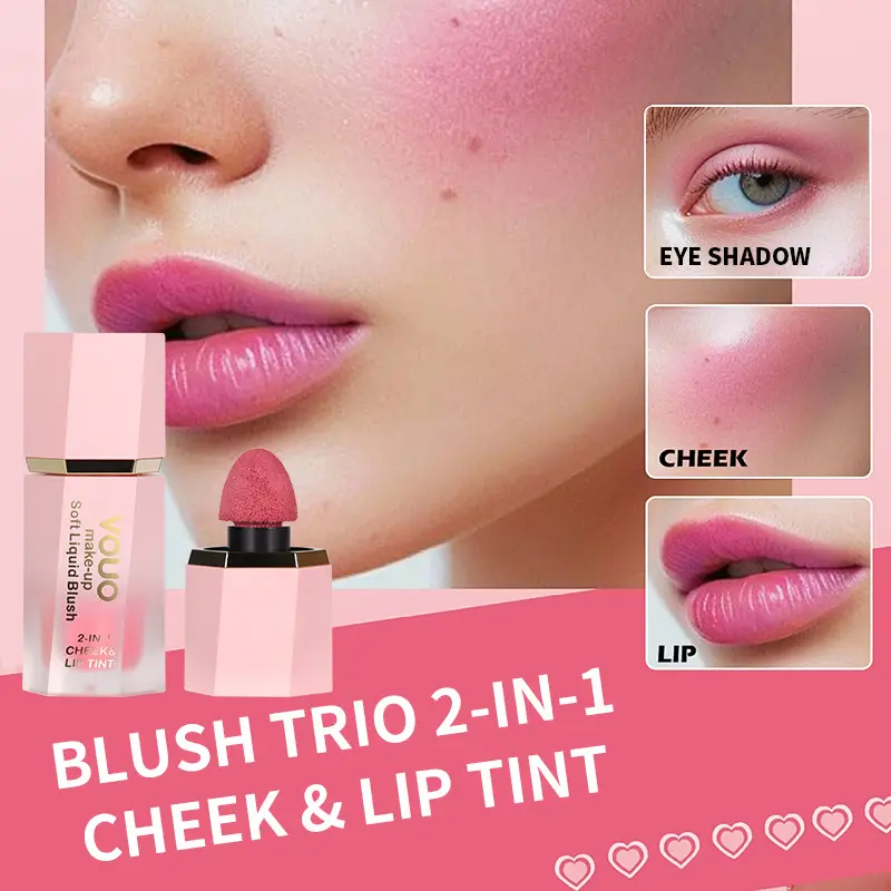 Portable, Multi-use Liquid Lip Glaze