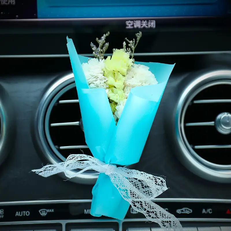 Perfume Air Outlet Aromatherapy Car Air Conditioning Clip Dried Flower Ornament