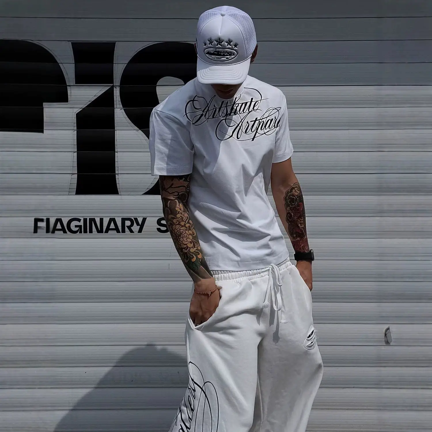 Mens Short-Sleeve T-Shirt With Personalized Letter Print