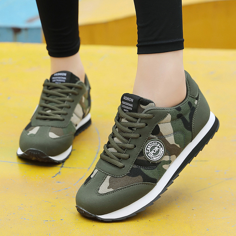 Men's And Women's Camouflage Outdoor Sports Running Shoes