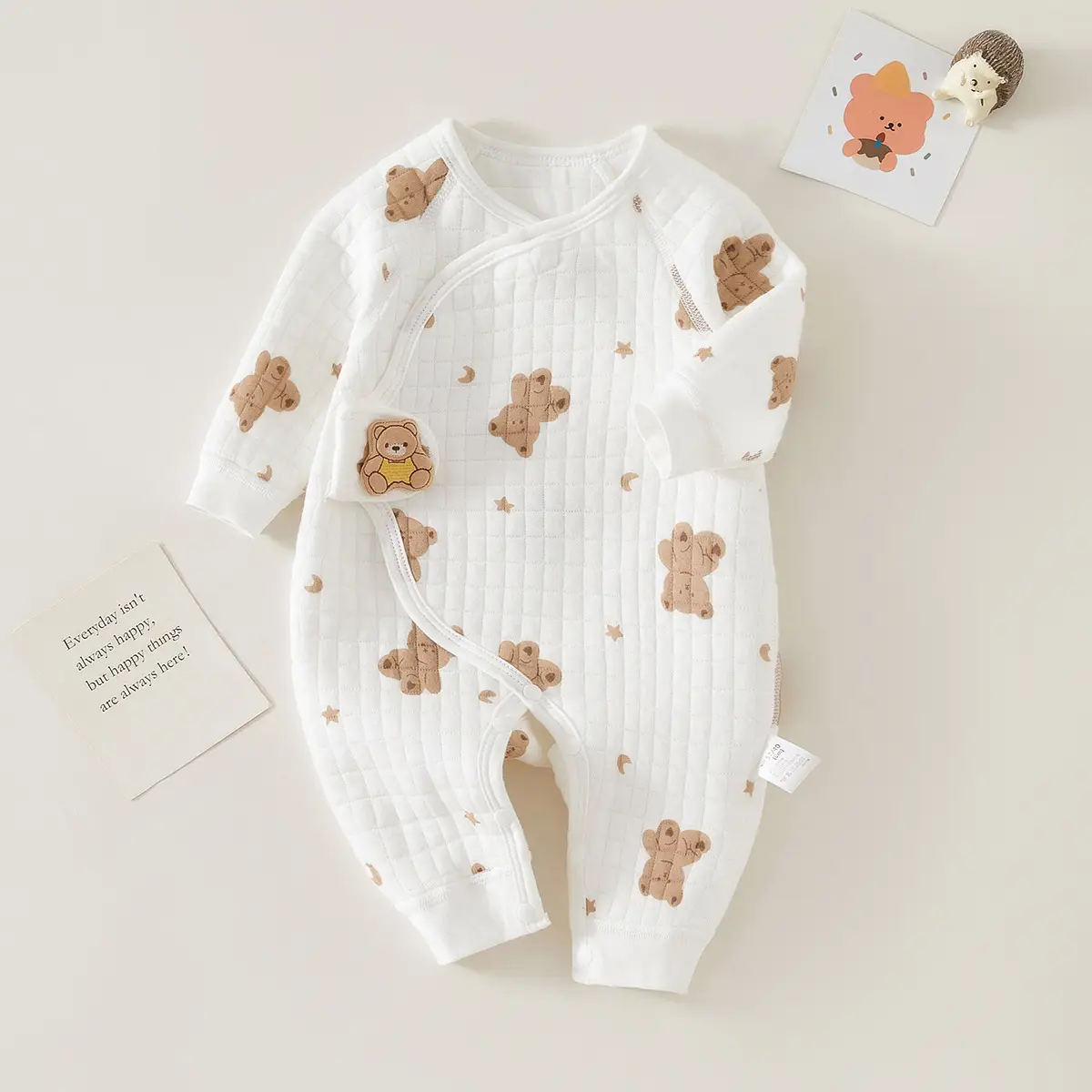 Baby's Thin Cotton Warm Jumpsuit Baby Romper