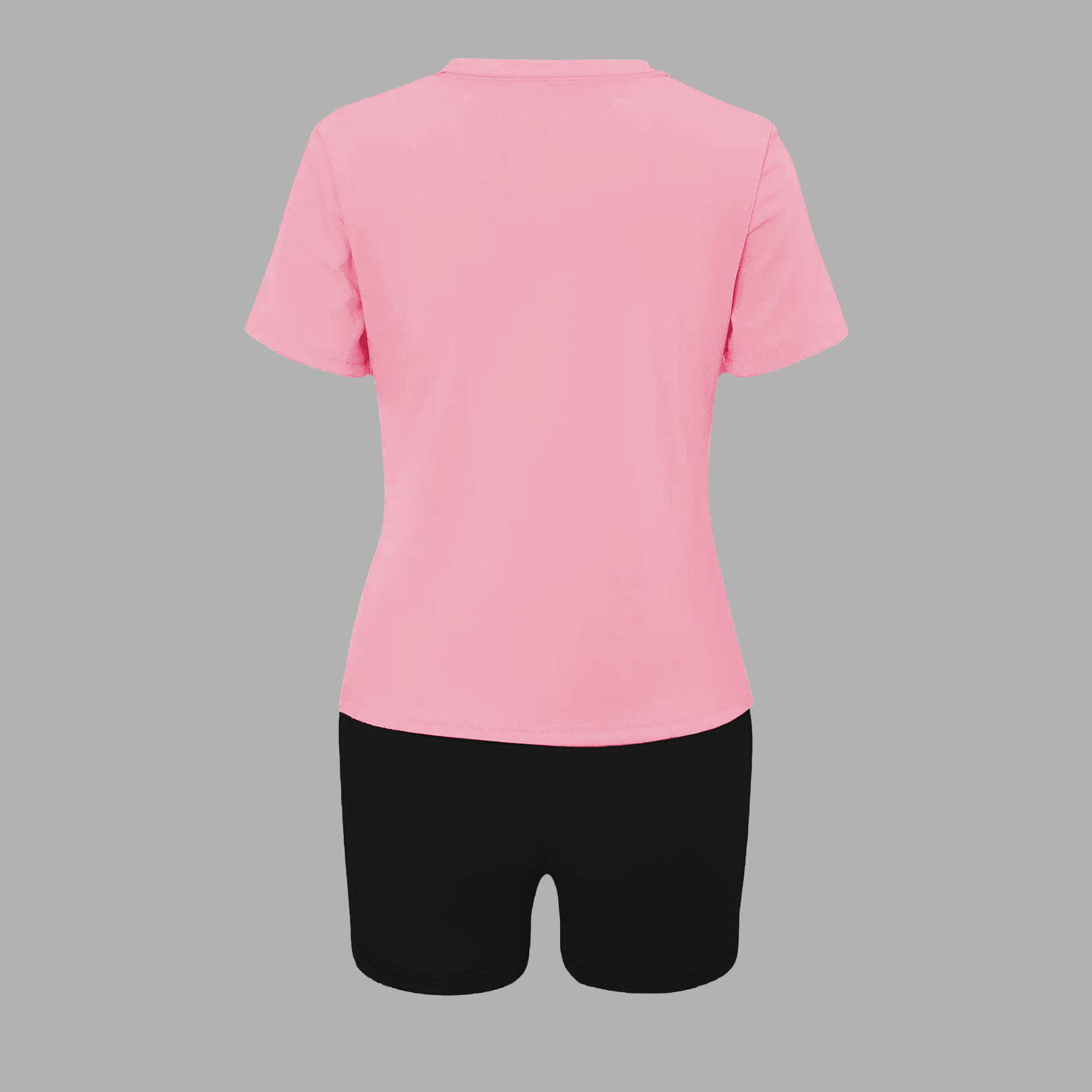 Women's Printed Personal Leisure Short-sleeved Shorts Two-piece Set