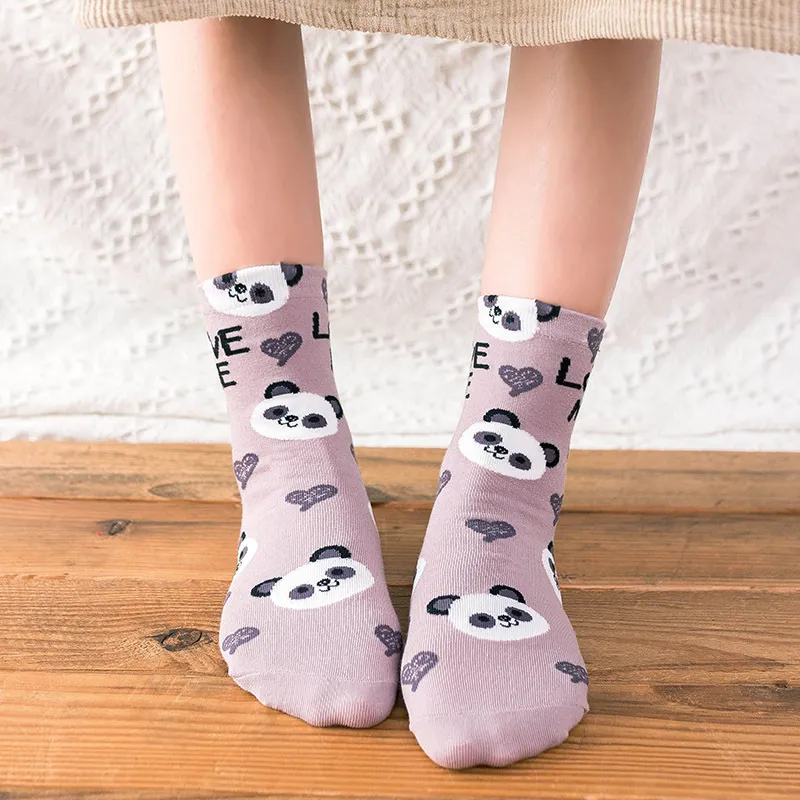 Preppy Style Wholesale Cotton Letter Animal Trendy Socks