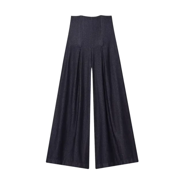 Women's Ultra High Waist Wide Leg Jeans Picture Color M - Shop at LoveMi