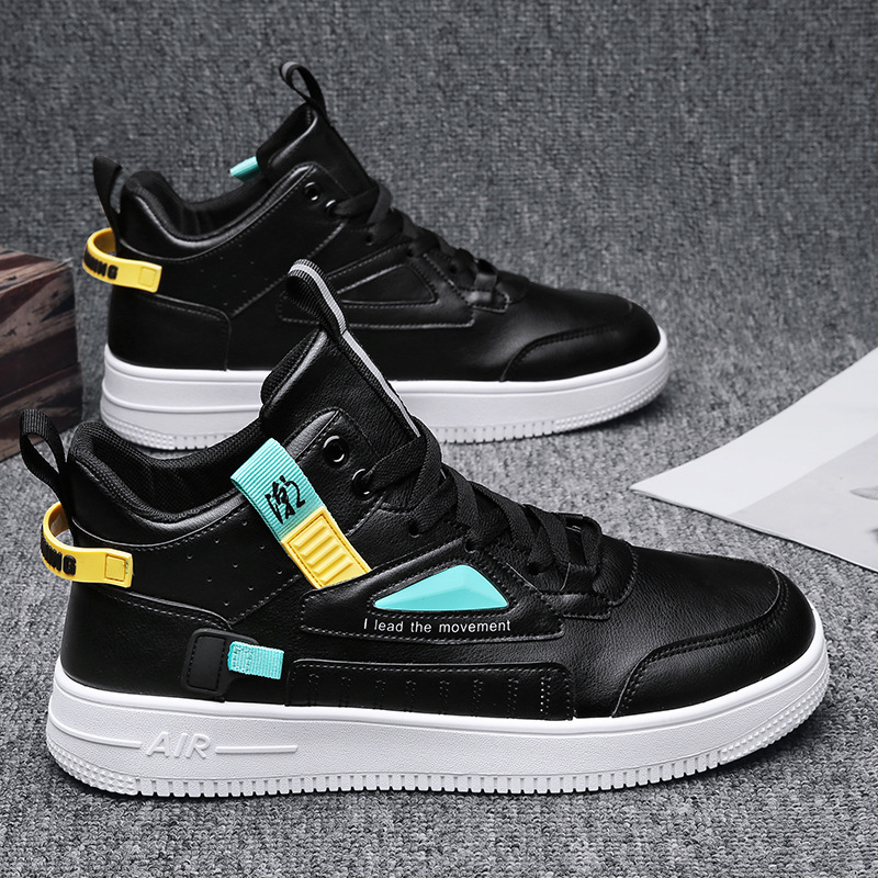 New Men's Shoes High Top Wild - Image 5