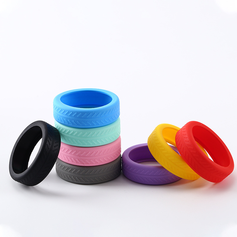 Protège-roues de valise en silicone — Lot de 4 coques de roue 17