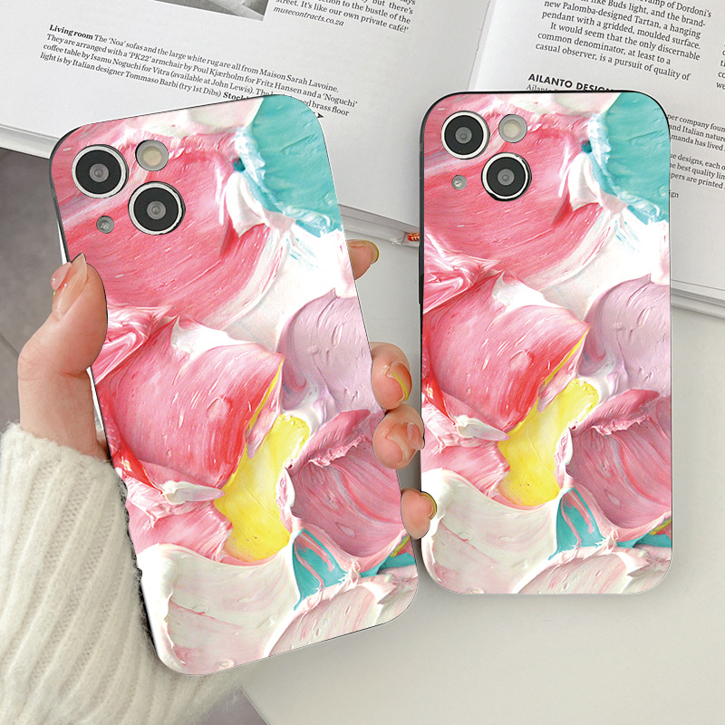 Oil Painting Flowers Phone Case Liquid Protection - Image 4