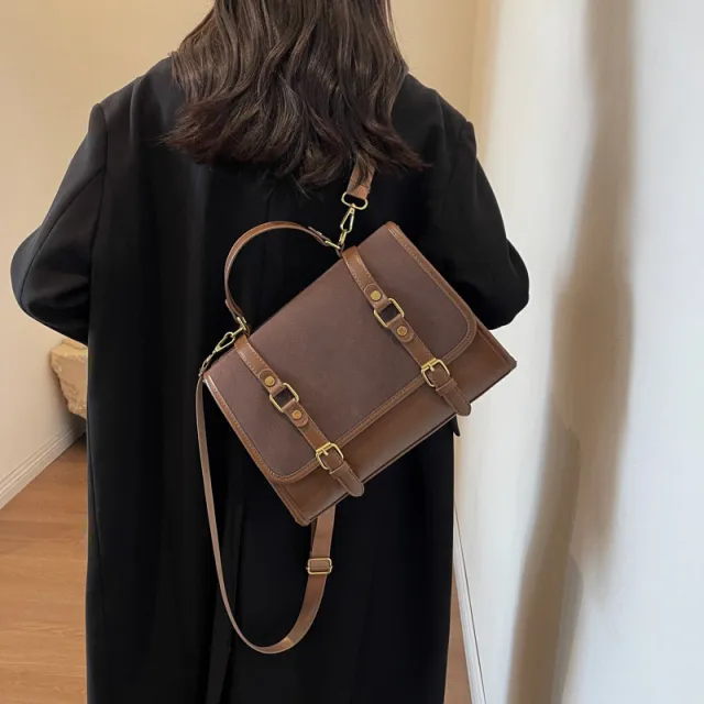 Vintage Backpack Women's Fashion Large Capacity Coffee - Shop at LoveMi
