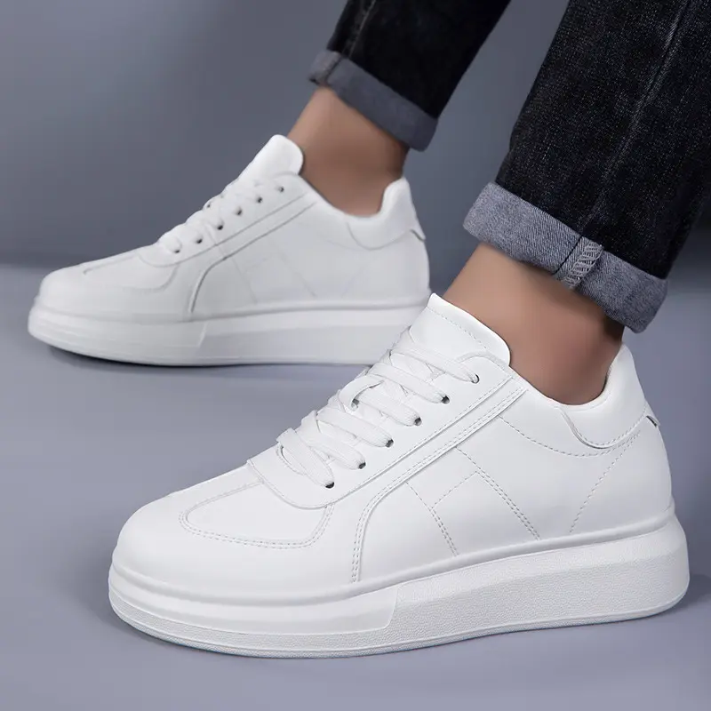 Mens Invisible-height-increase Shoes With Thick Soles Casual