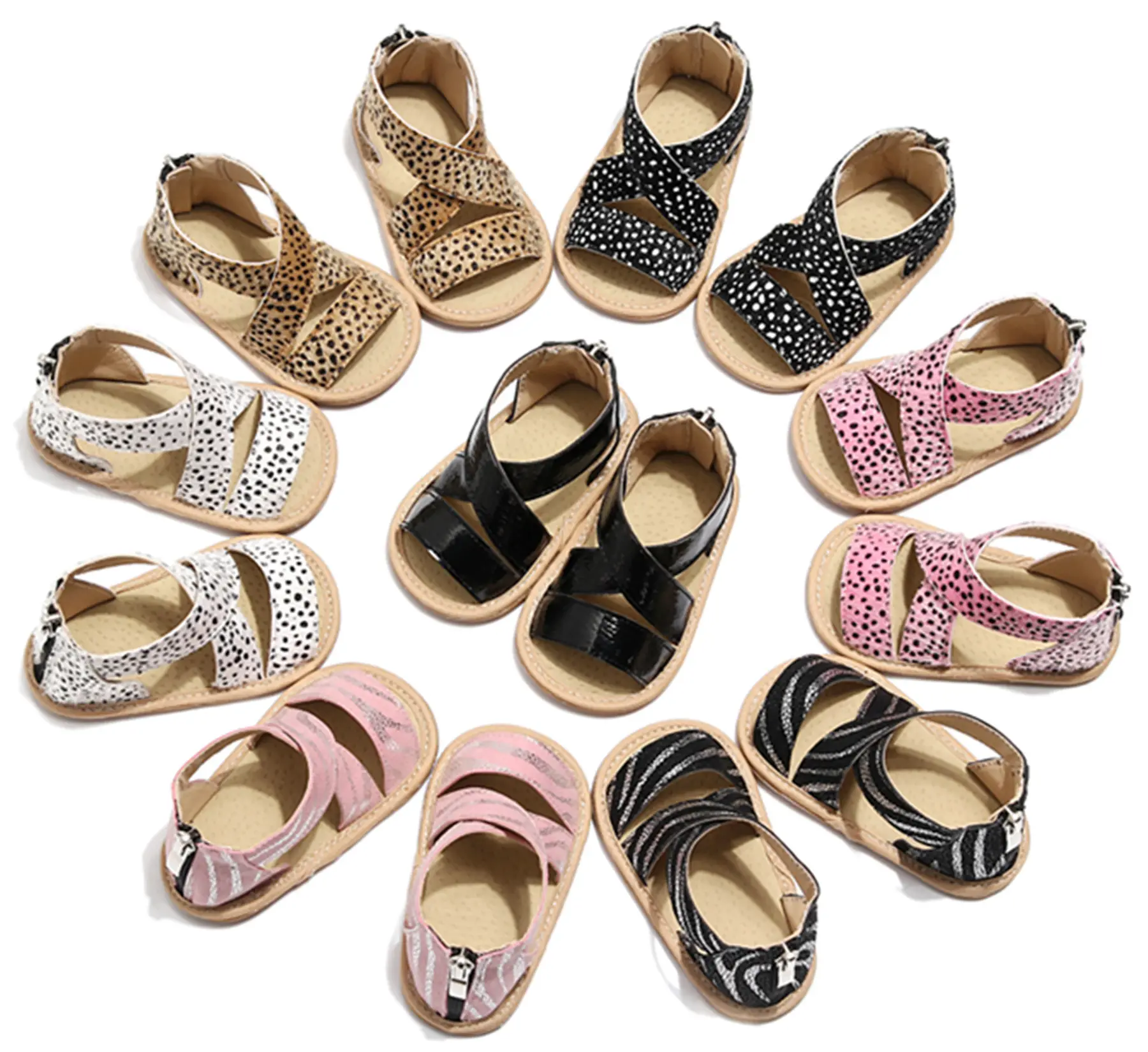 Children's Leopard Print Sandals Baby Toddler Non-slip