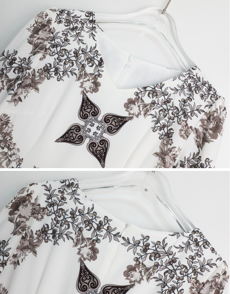 Print A-Line Dress, picture 7 of 8
