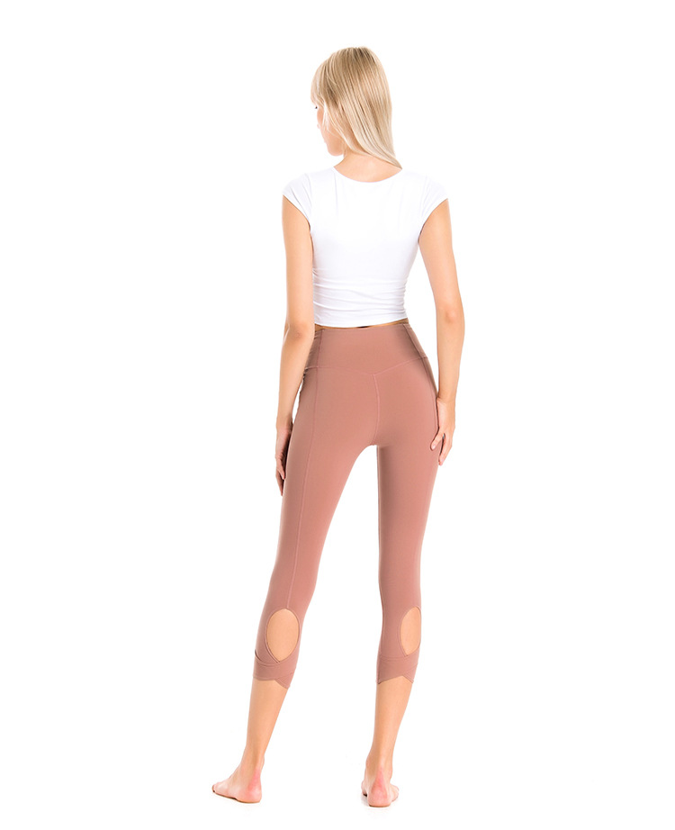 Title 5, Yoga Broek Korte Dames High Stretch Sneldrogend...