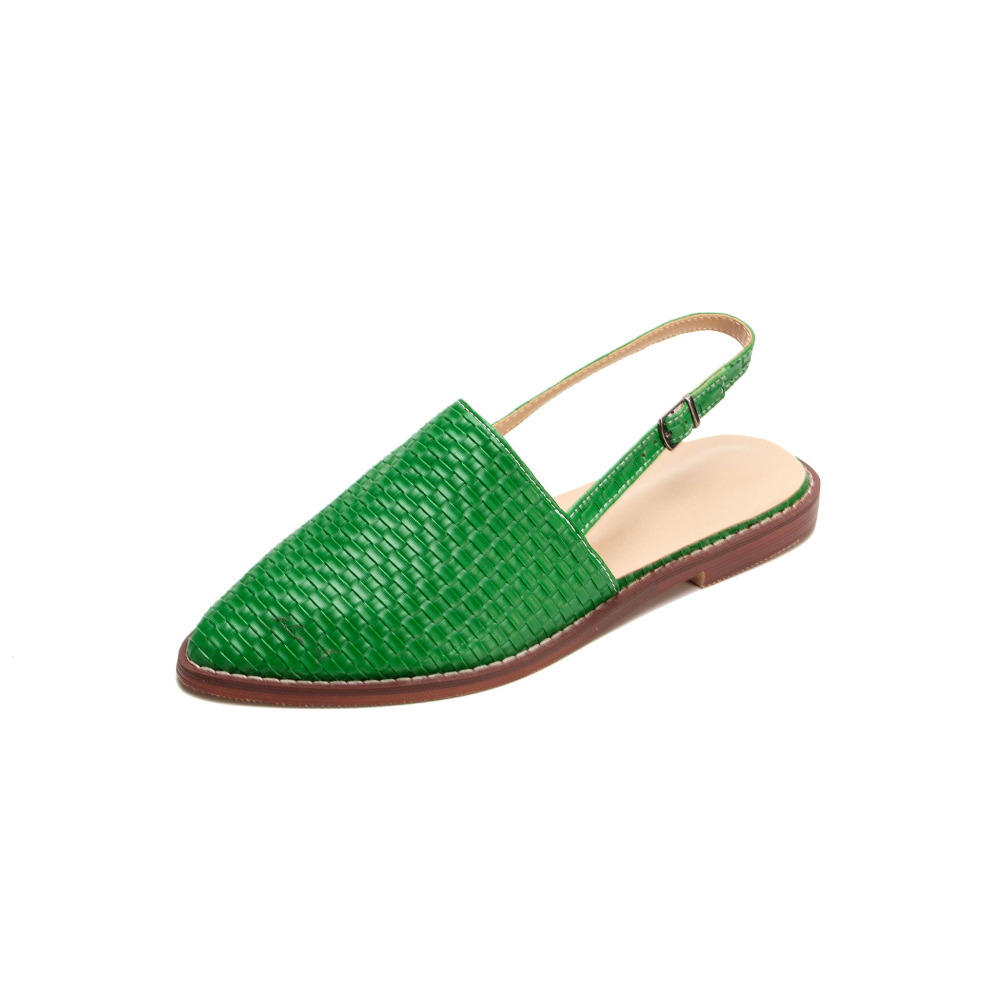 Extra-large Plus-size Woven-toe Sandals For Women