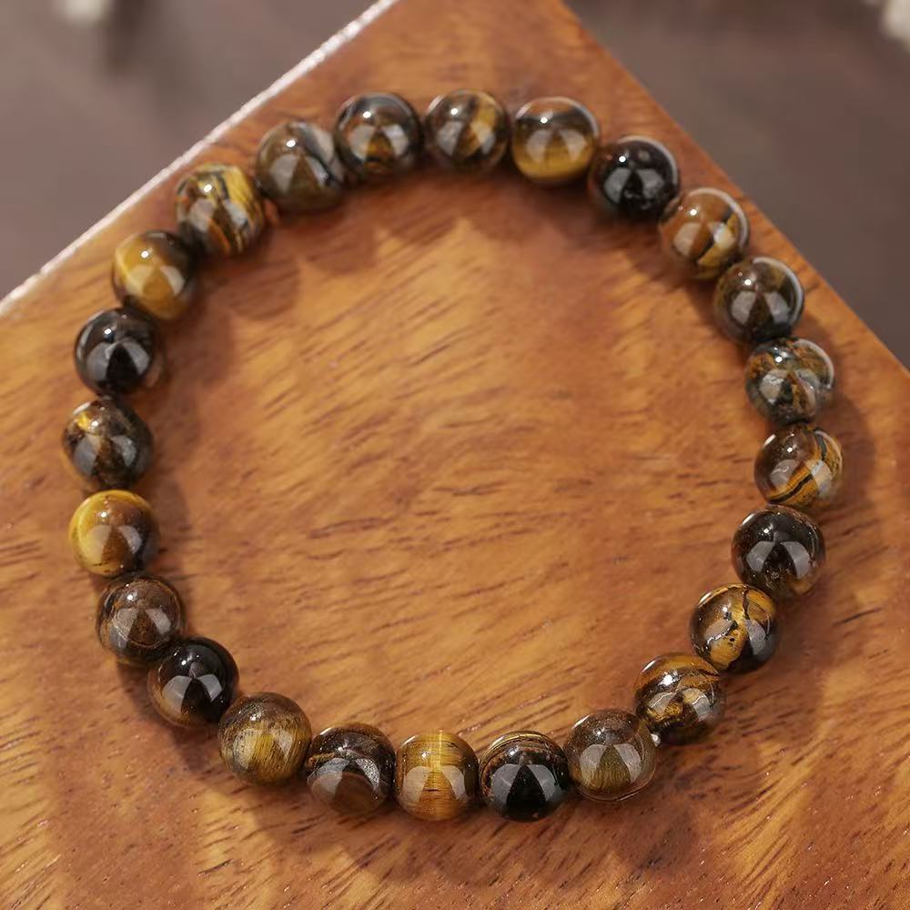 Lapis Lazuli Tiger Eye Bead Bracelet