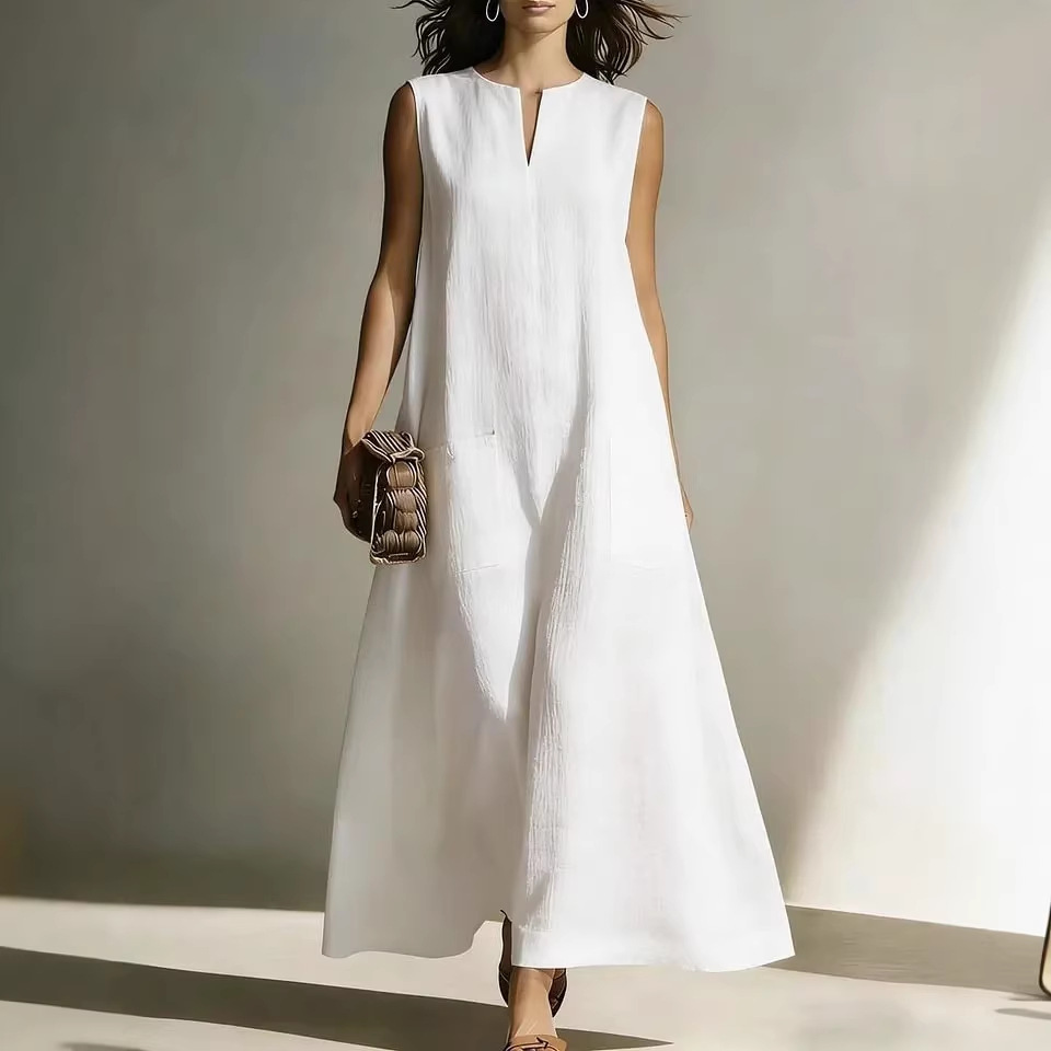 Women's Casual Simple Sleeveless Dress