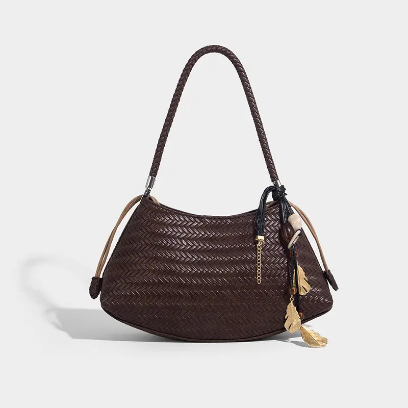 Knitted Underarm Bag Commuter Versatile Shoulder Handbag