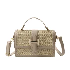 Women's Casual Women Hand-carrying Crossbody Bag - Khaki - View 1
